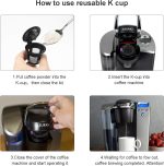 Reusable K Cups For Keurig, Reusable K CUP Coffee Filter Refillable Single K CUP for Keurig 2.0 1.0 BPA Free-6 Packs - Image 6